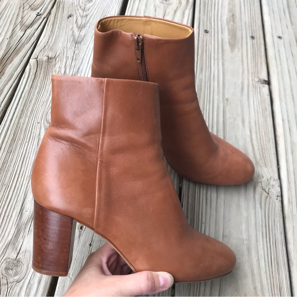 Sezane Heritage Lea block heel boots women’s shoe Size 37 (6.5) - Picture 2 of 13